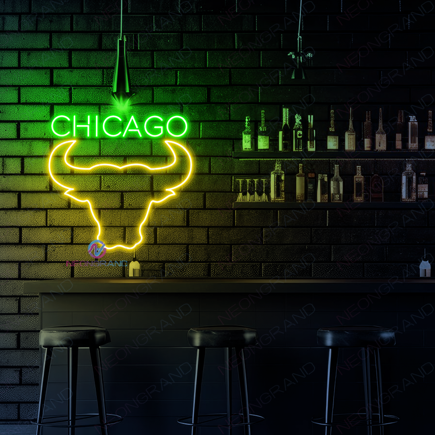 Chicago Neon Sign Man Cave Led Light