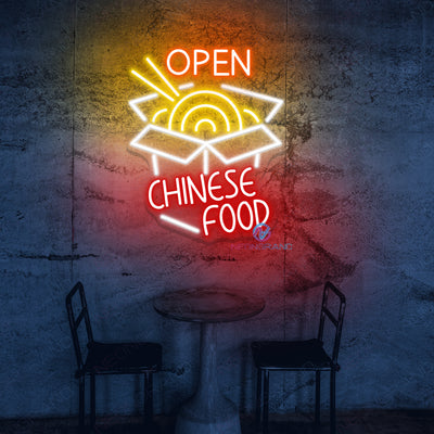 Open Neon Sign Chinese Food Kitchen Led Light