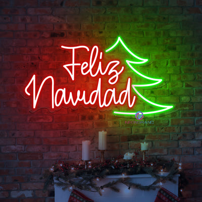 Merry Christmas Neon Sign Feliz Navidad LED Light