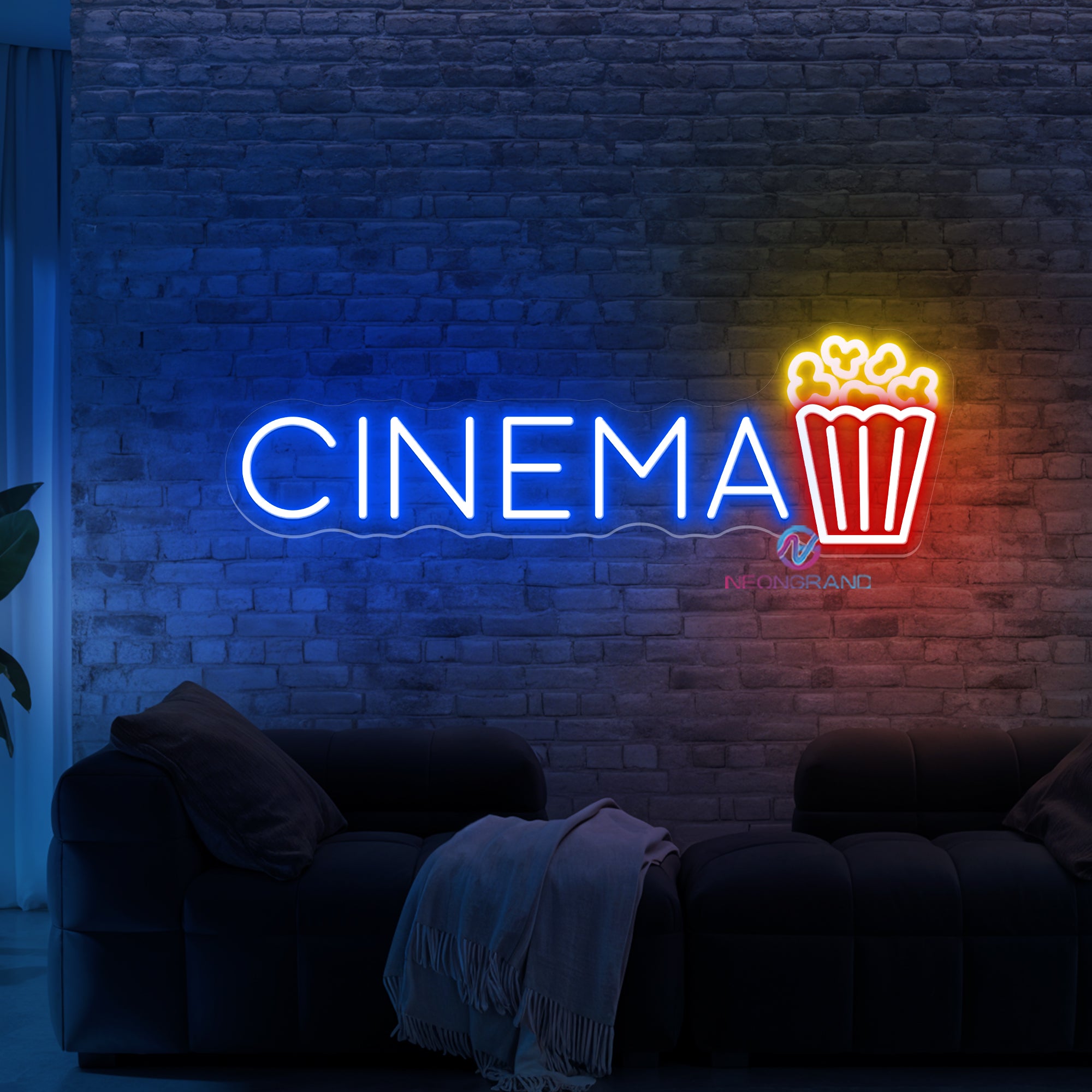 Cinema Neon Sign Movie Theater LED Light