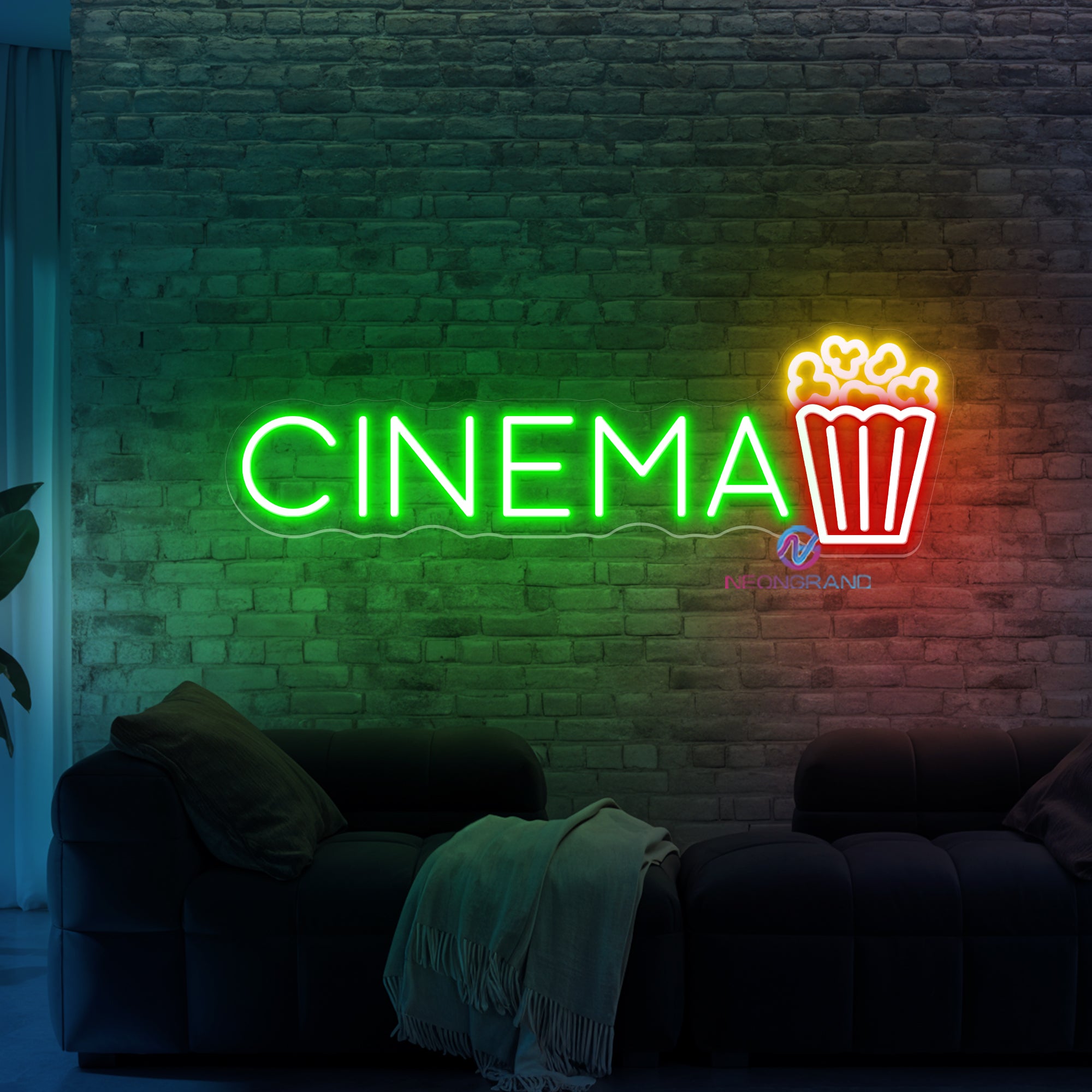 Cinema Neon Sign Movie Theater LED Light