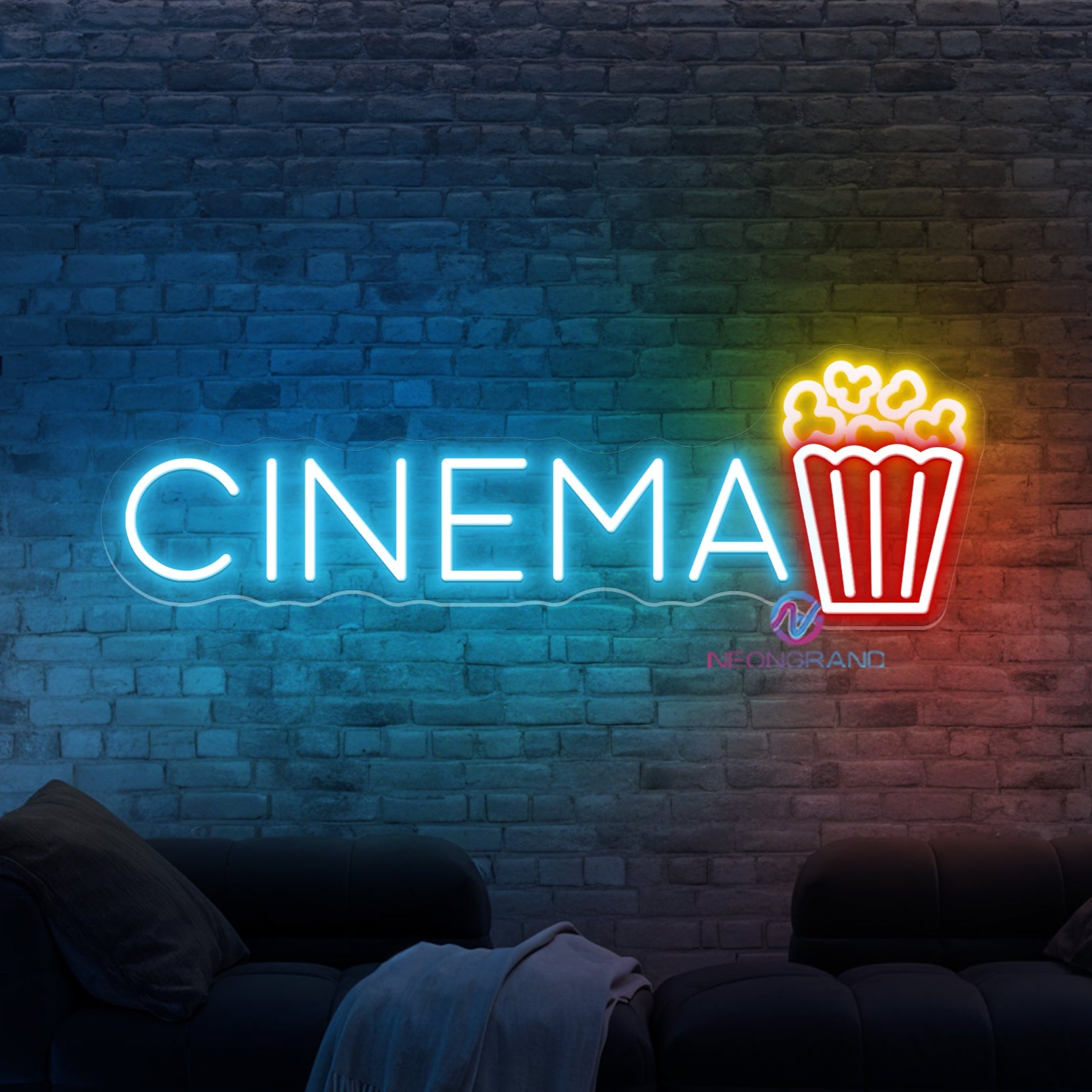 Cinema Neon Sign Movie Theater LED Light
