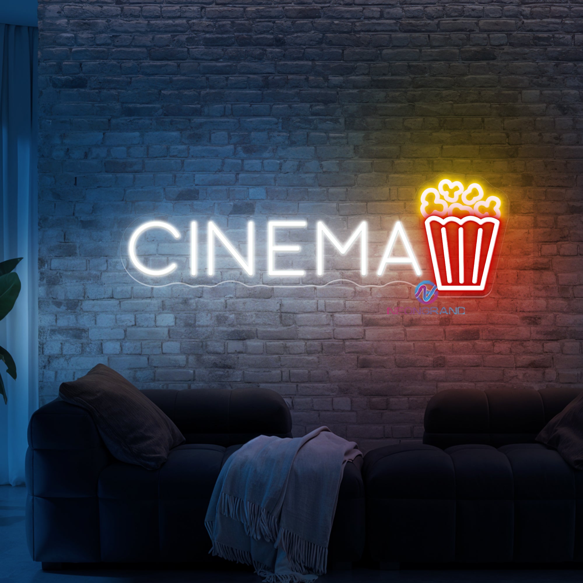 Cinema Neon Sign Movie Theater LED Light
