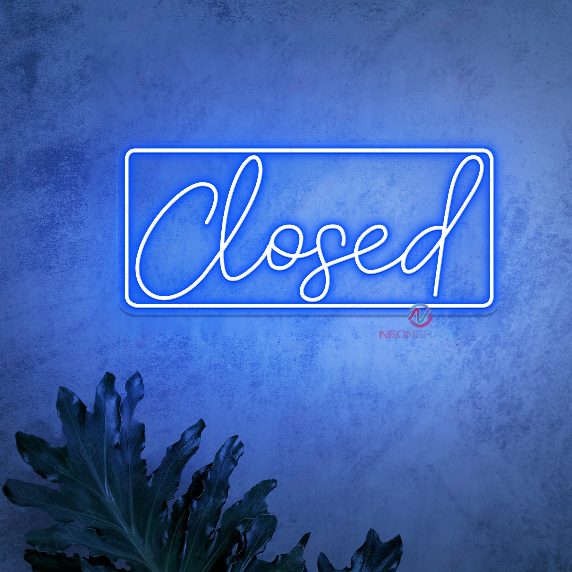 Closed Neon Sign Storefront Led Light