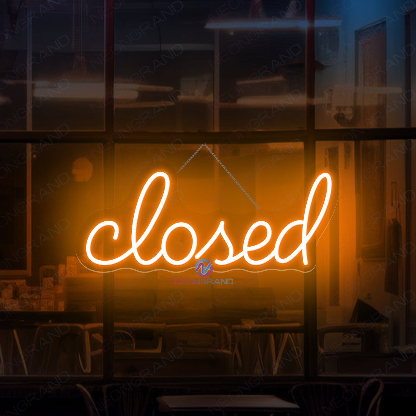 Closed Neon Sign Storefront Led Light For Business