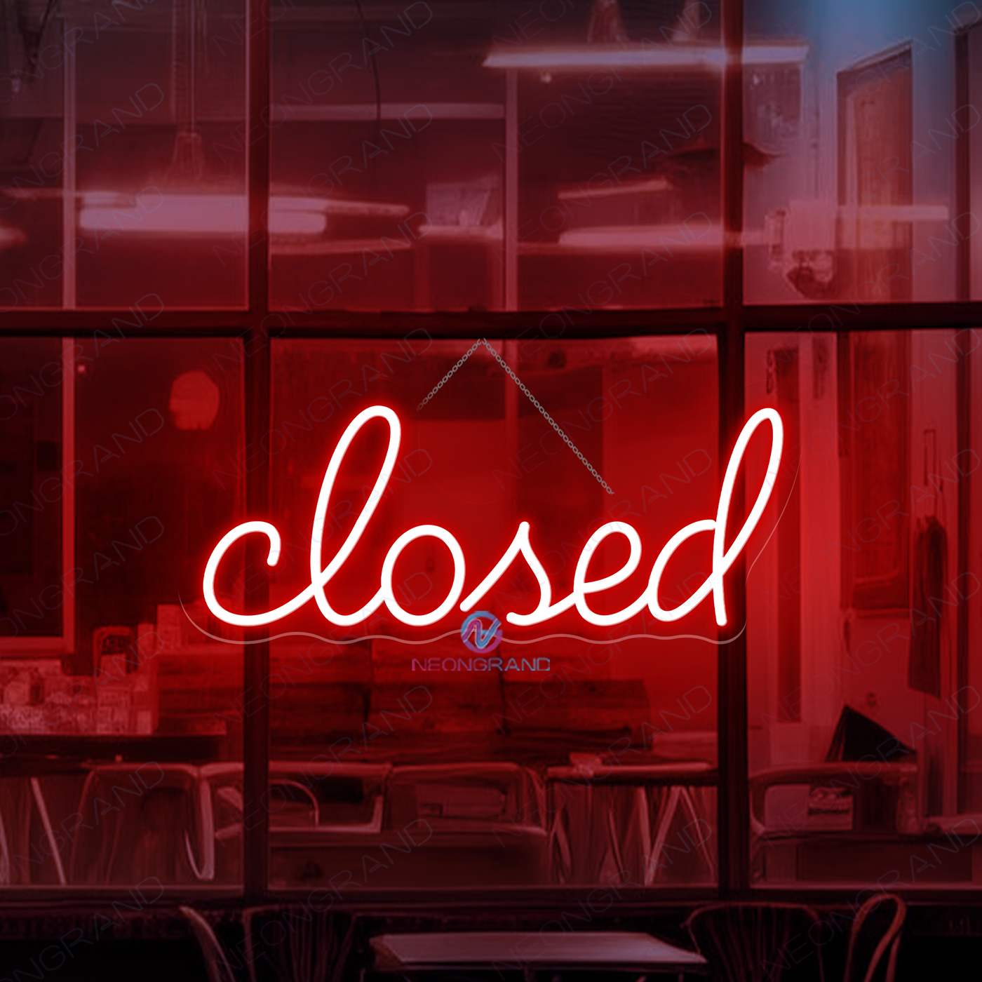 Closed Neon Sign Storefront Led Light For Business