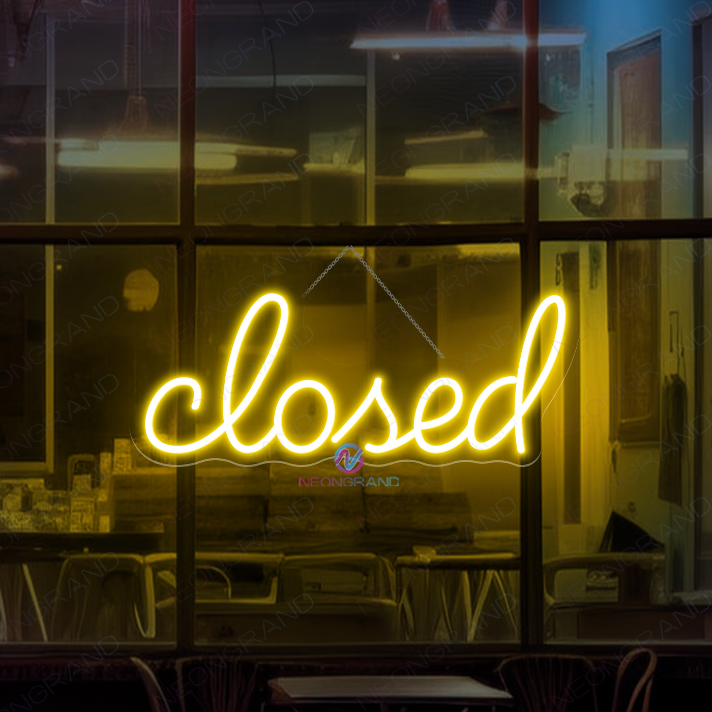 Closed Neon Sign Storefront Led Light For Business