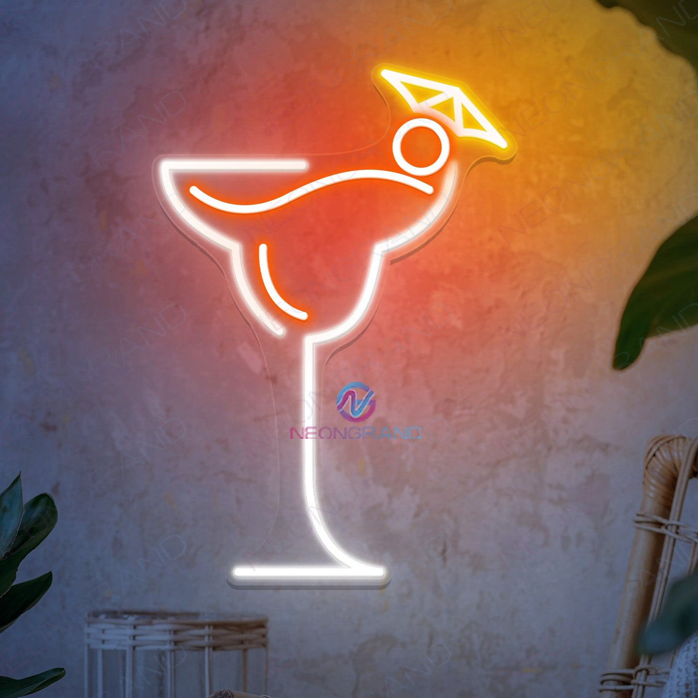 Neon Cocktail Sign Bar Led Light