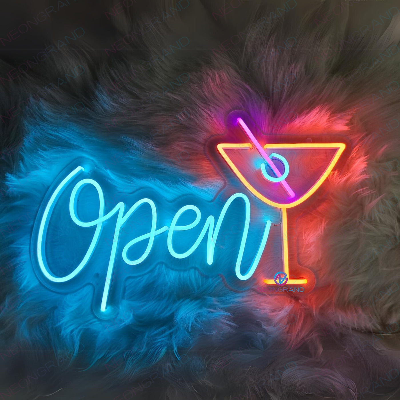 Neon Open Signs Led Light SkyBlue