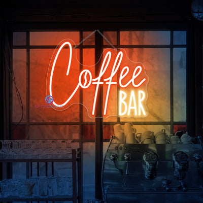 Coffee Bar Neon Sign Cafe LED Light For Business