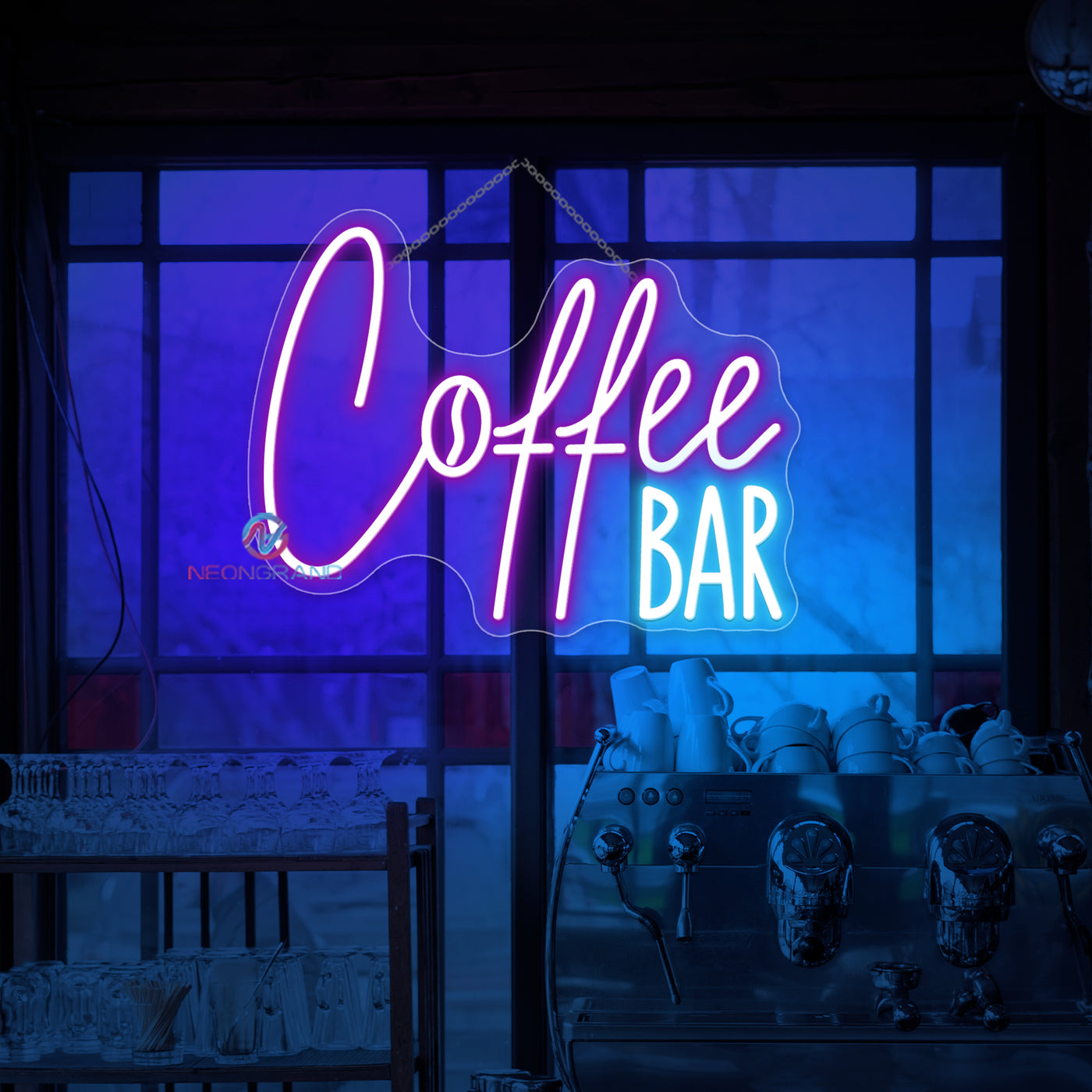Coffee Bar Neon Sign Cafe LED Light For Business