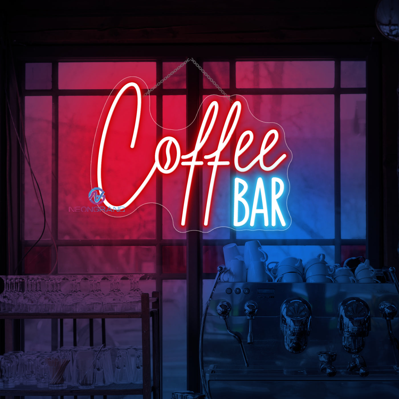 Coffee Bar Neon Sign Cafe LED Light For Business