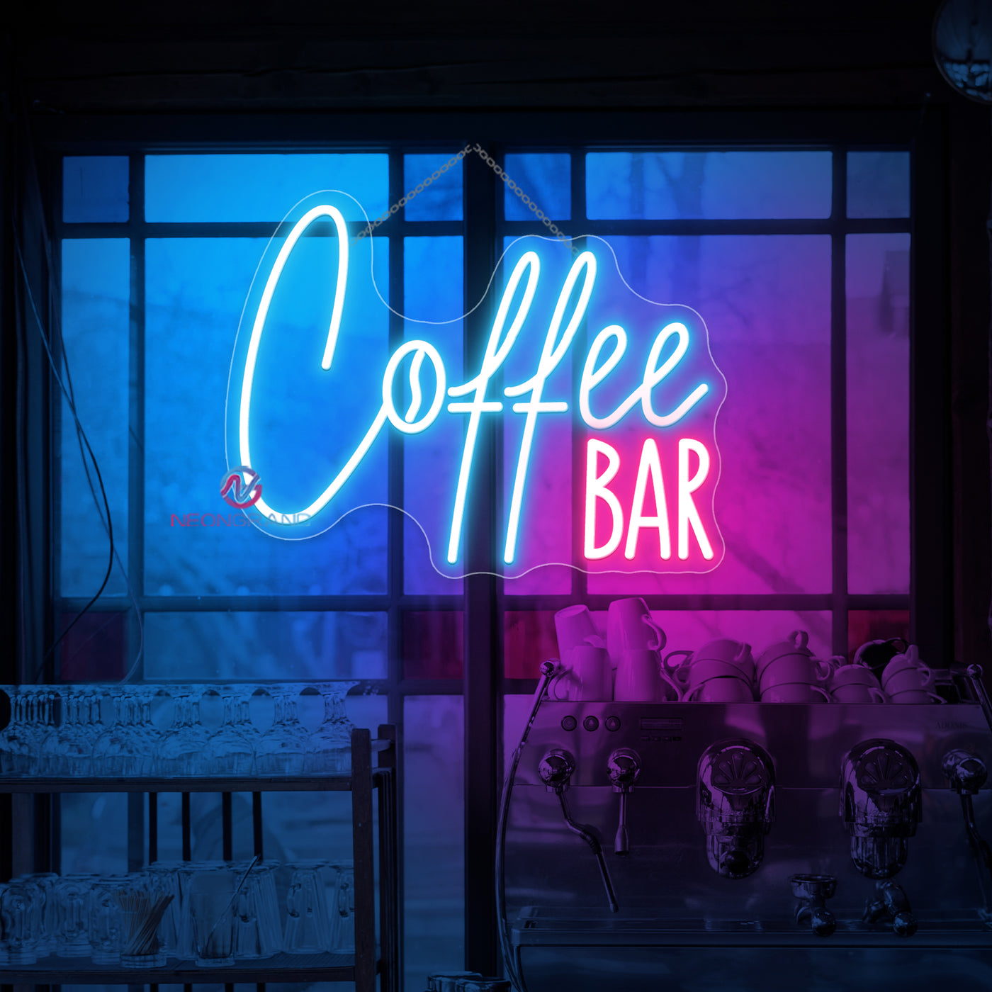 Coffee Bar Neon Sign Cafe LED Light For Business