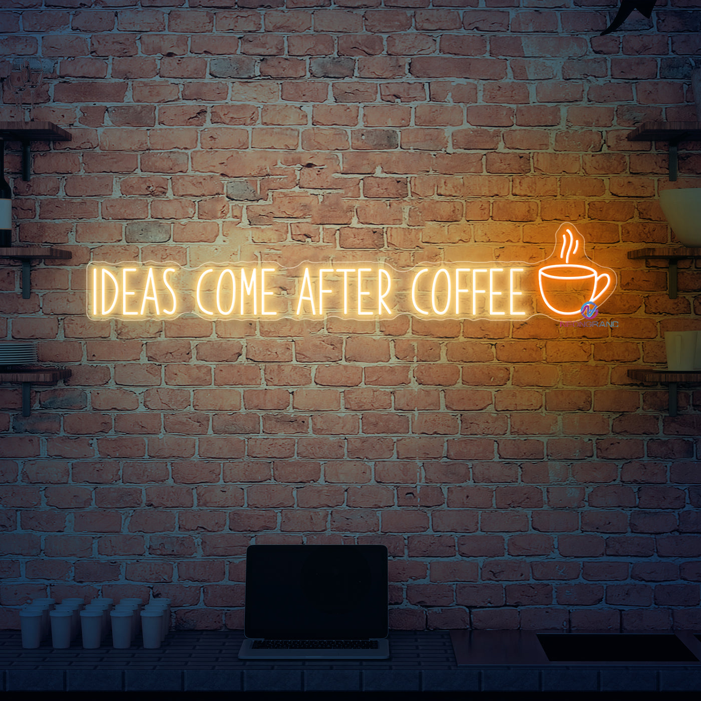 Coffee Neon Sign LED Word Light For Cafe