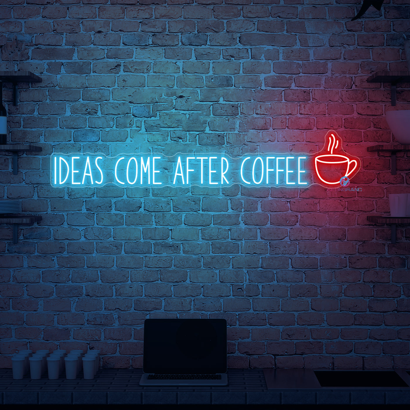 Coffee Neon Sign LED Word Light For Cafe