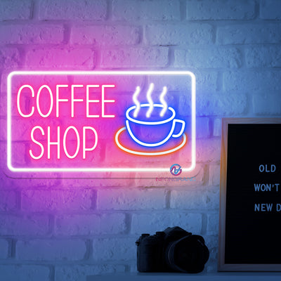 Coffee Shop Neon Sign Cafe Led Light