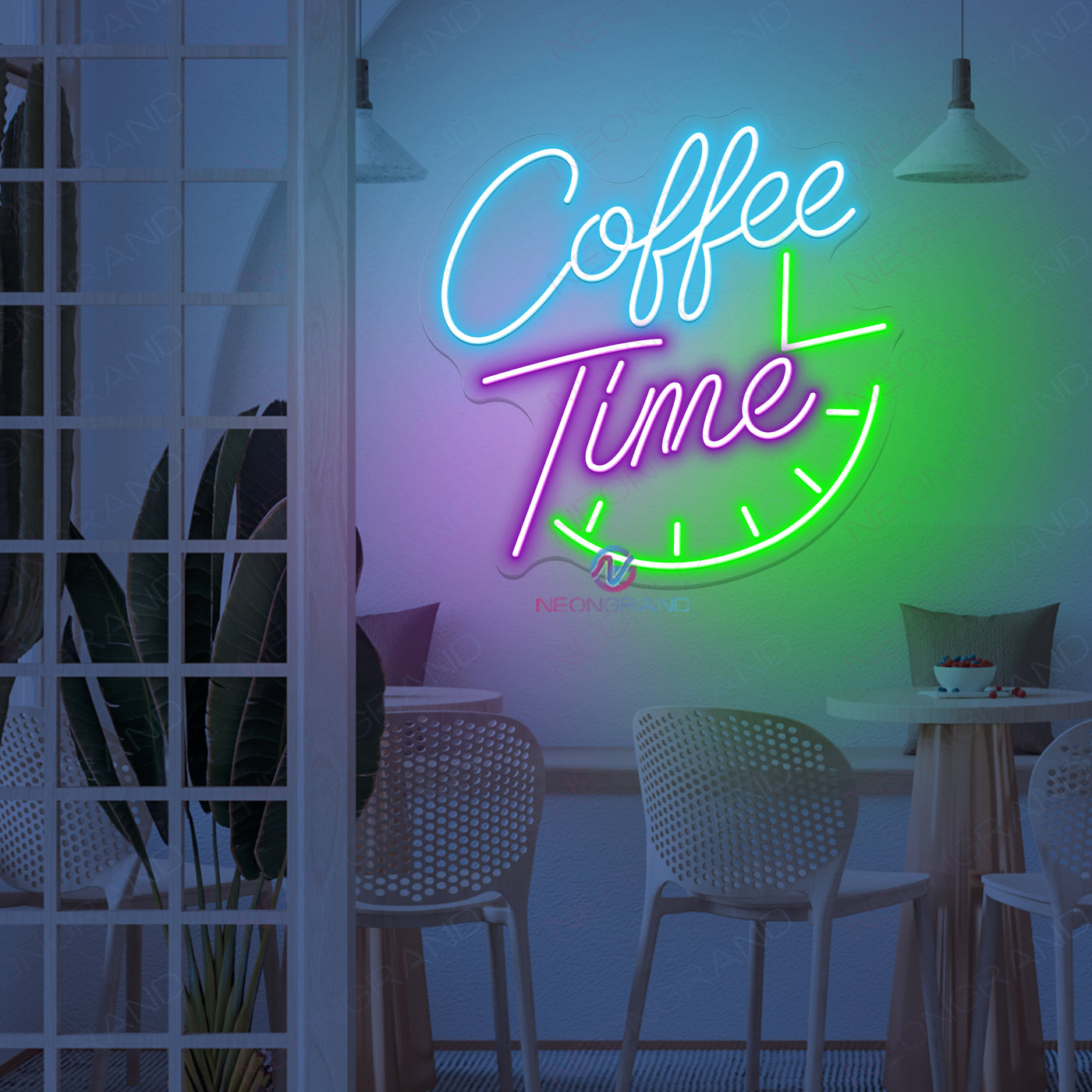 Coffee Time Neon Sign Cafe Led Light