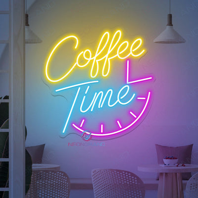 Coffee Time Neon Sign Cafe Led Light