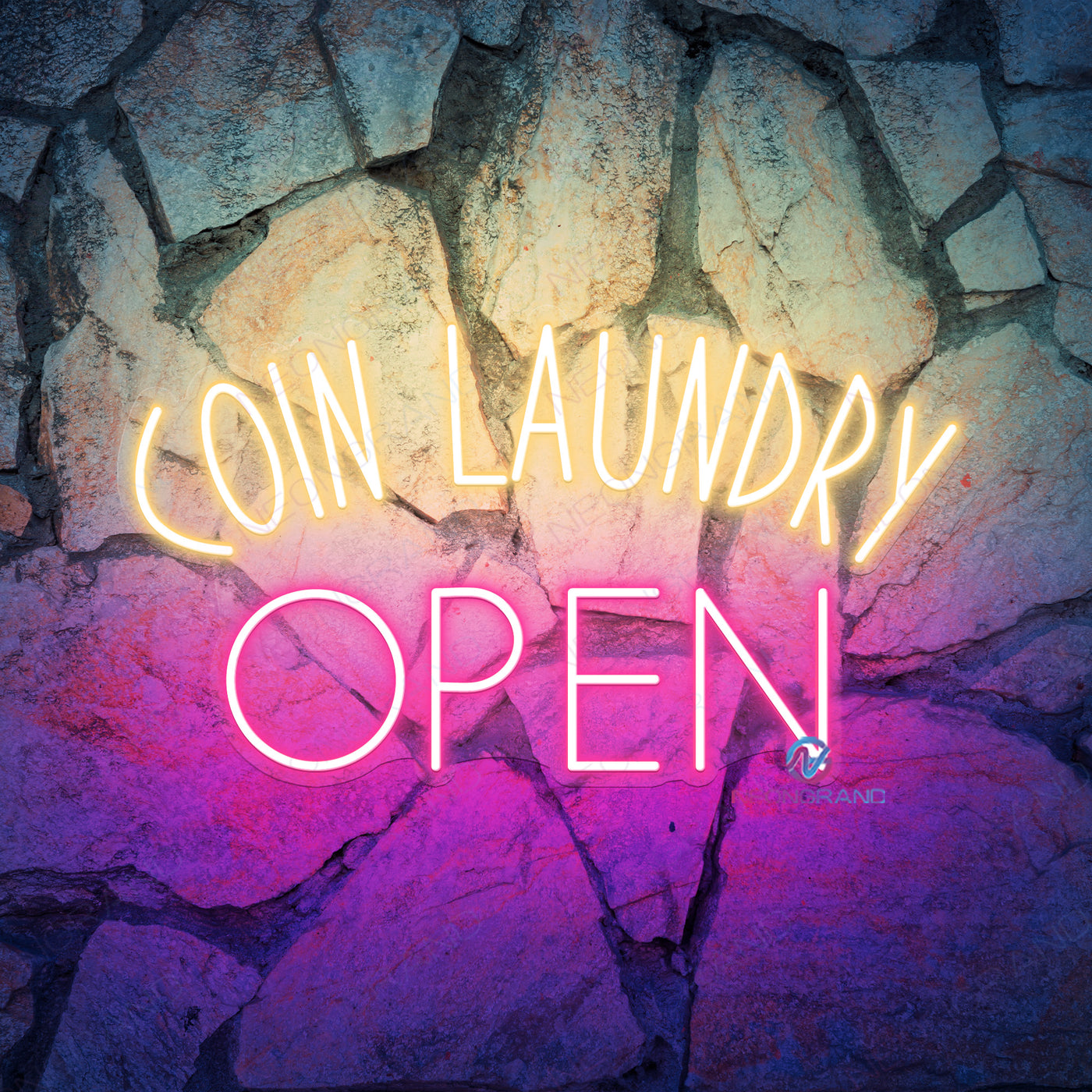 Coin Laundry Open Neon Sign Laundromat Led Light