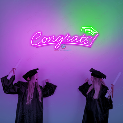 Congrats Neon Sign Congratulations LED Light