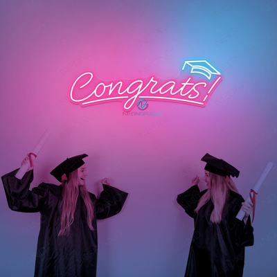 Congrats Neon Sign Congratulations LED Light