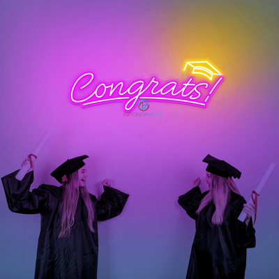Congrats Neon Sign Congratulations LED Light