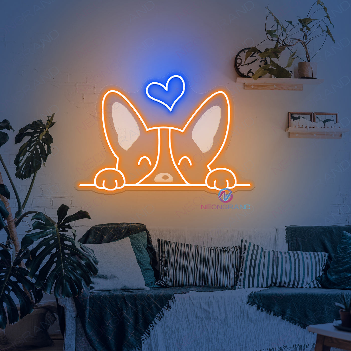 Corgi Neon Sign Cool Dog Led Light