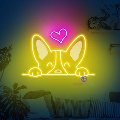 Corgi Neon Sign Cool Dog Led Light