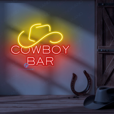 Cowboy Bar Neon Sign Storefront Led Light