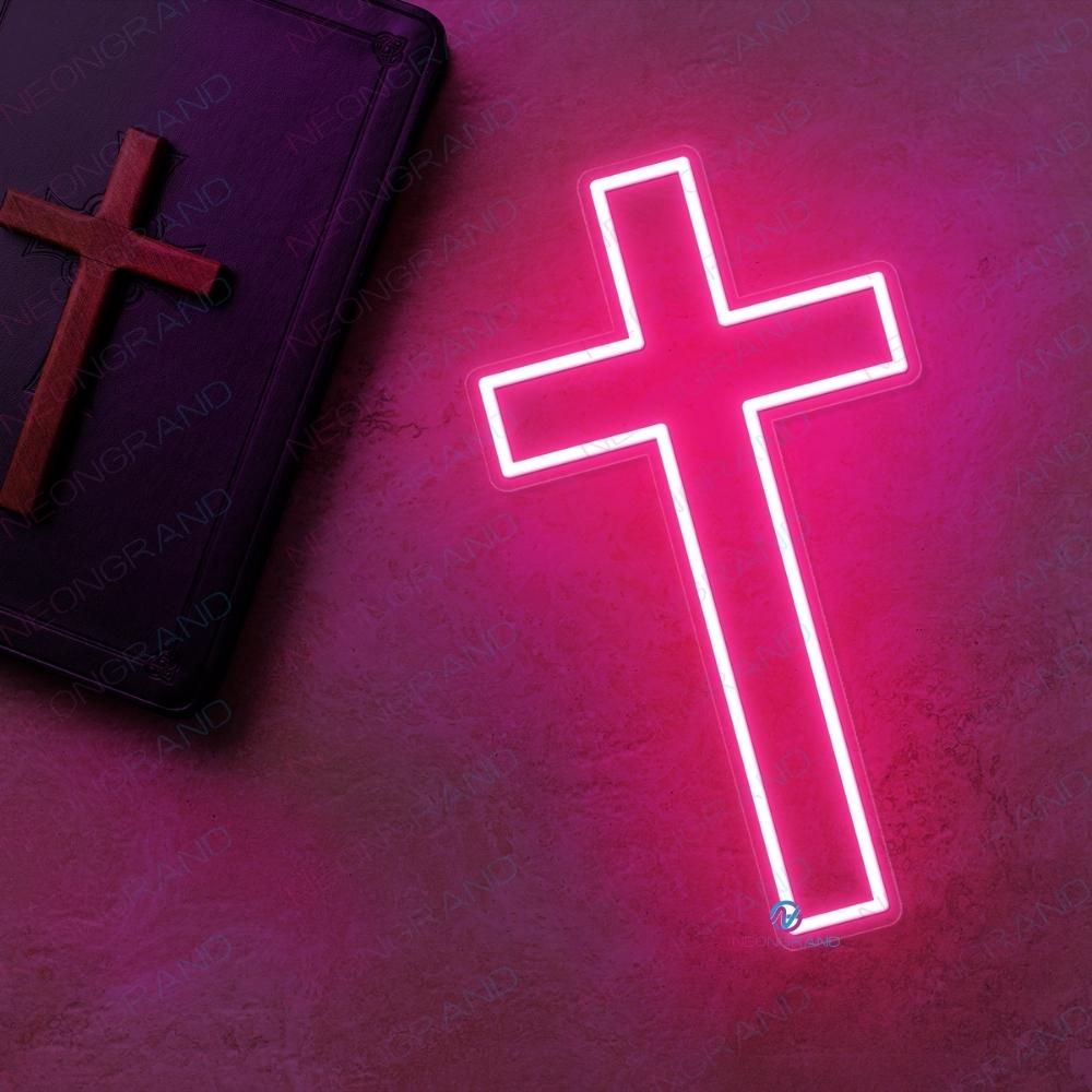 Cross Neon Sign Jesus Christian Church Led Light