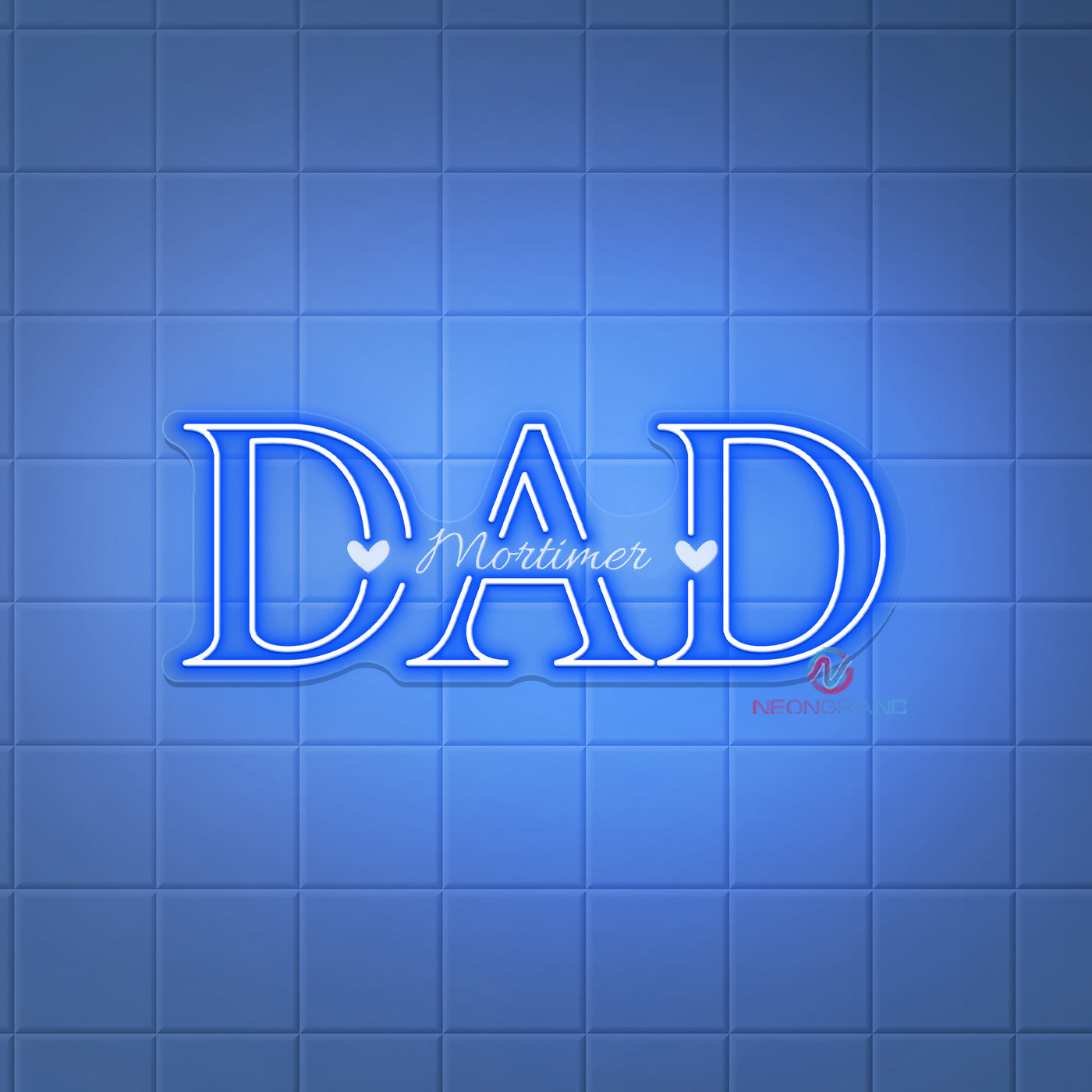 Custom Childs' Name Neon Sign Father's Day Led Light