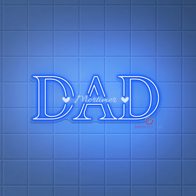 Custom Childs' Name Neon Sign Father's Day Led Light
