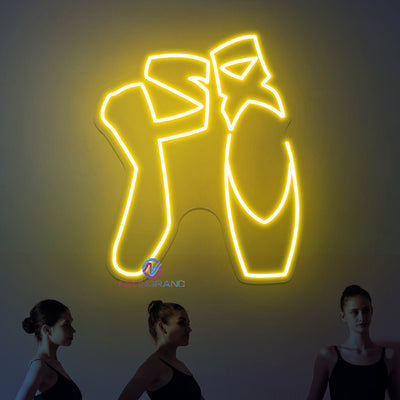 Dance Neon Sign Ballet Shoes LED Light