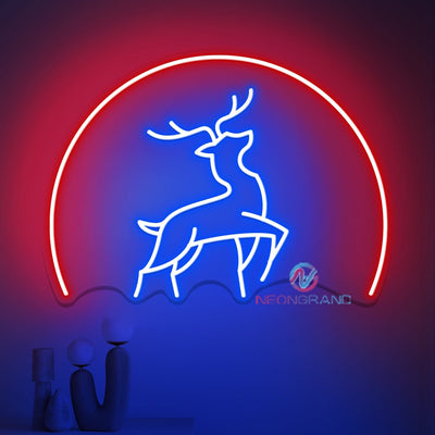 Deer Neon Sign Cool Led Light