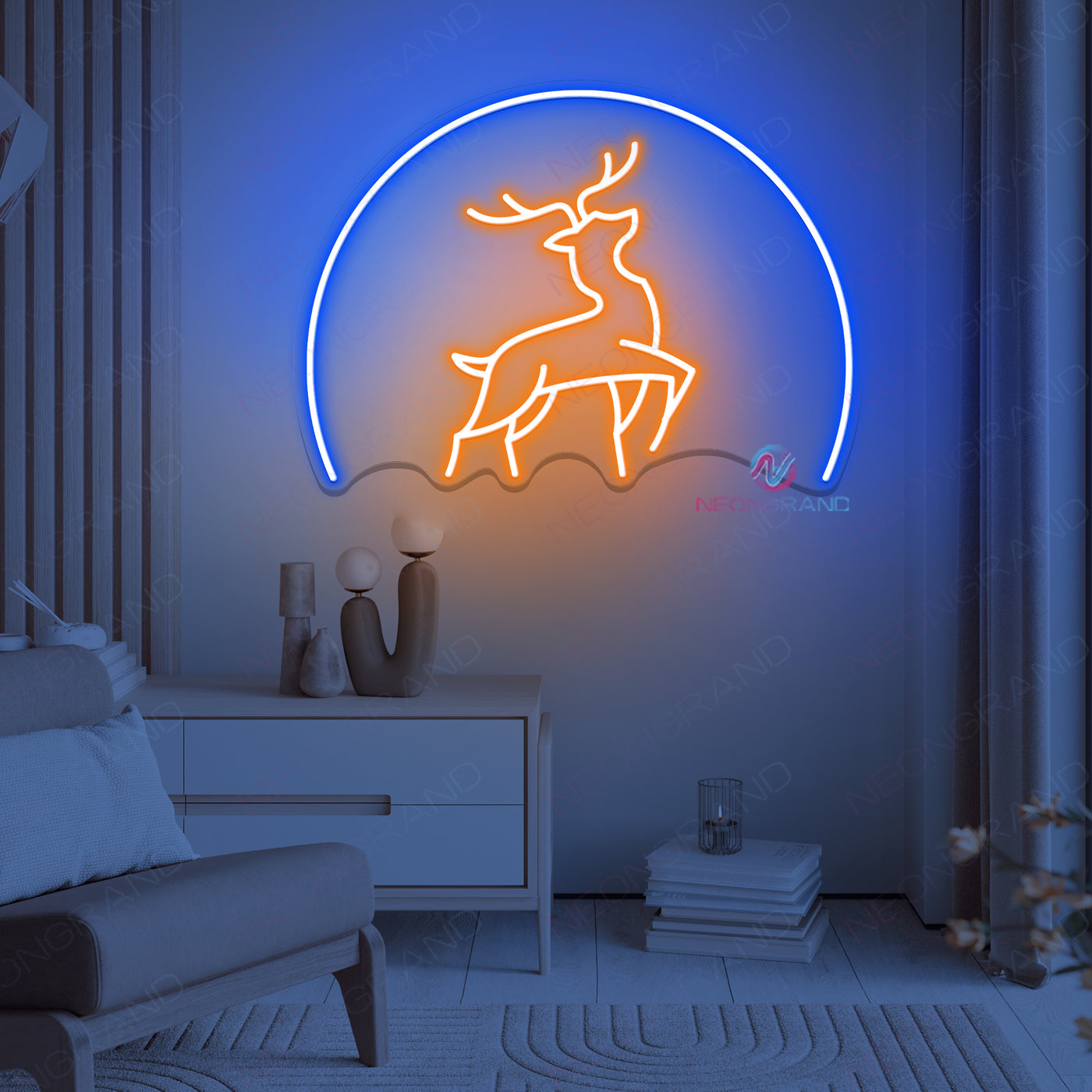 Deer Neon Sign Cool Led Light