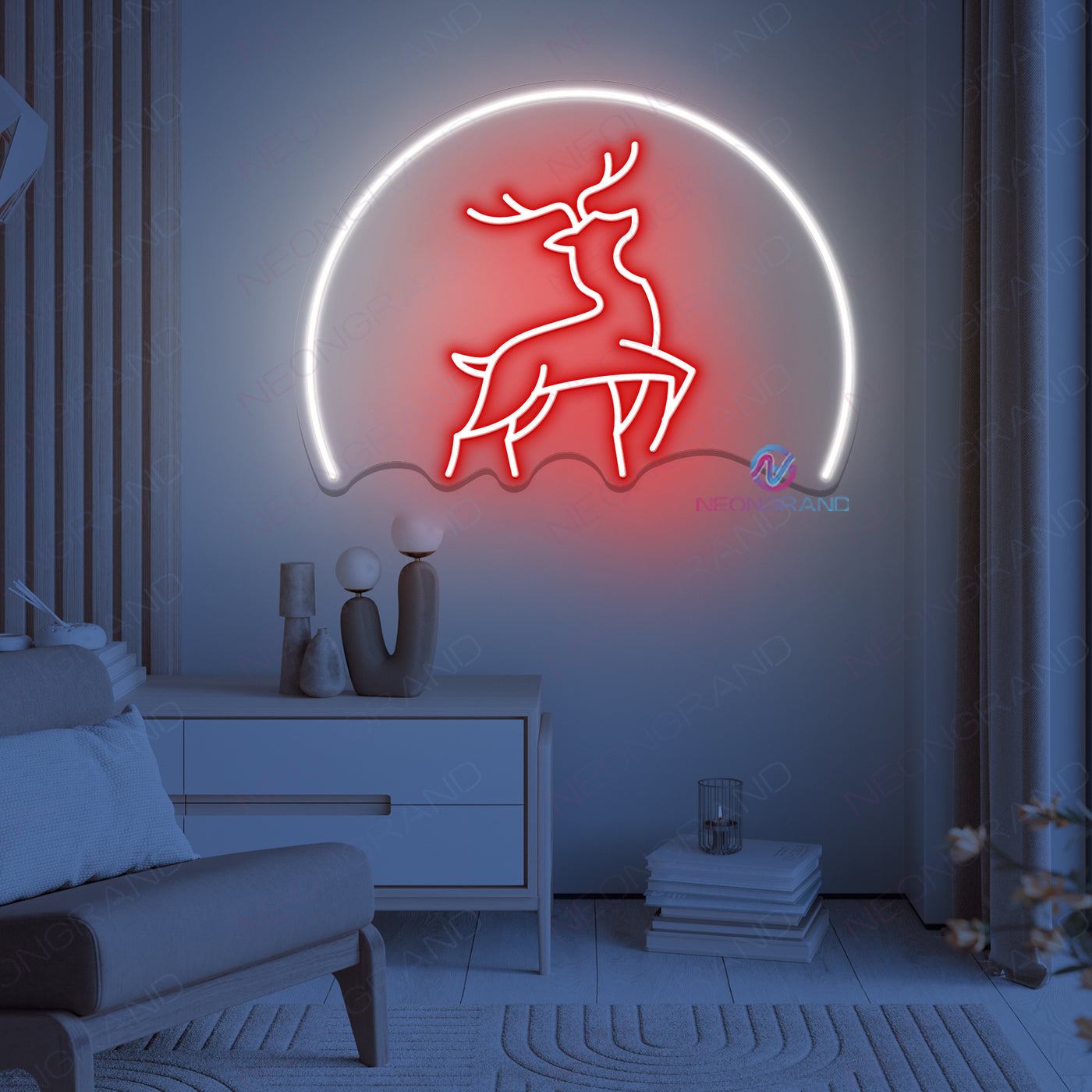 Deer Neon Sign Cool Led Light