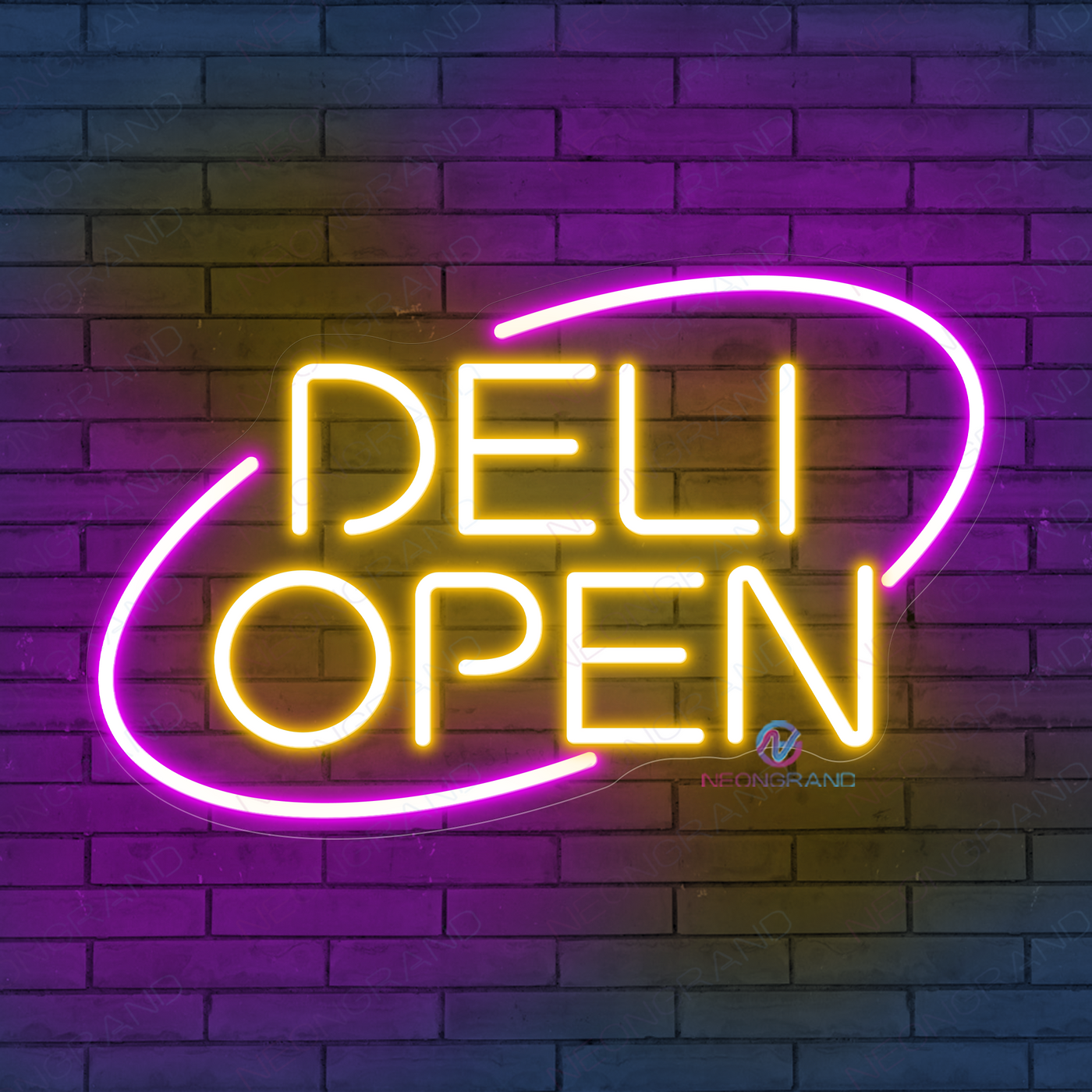 Open Neon Sign Deli Open Led Light