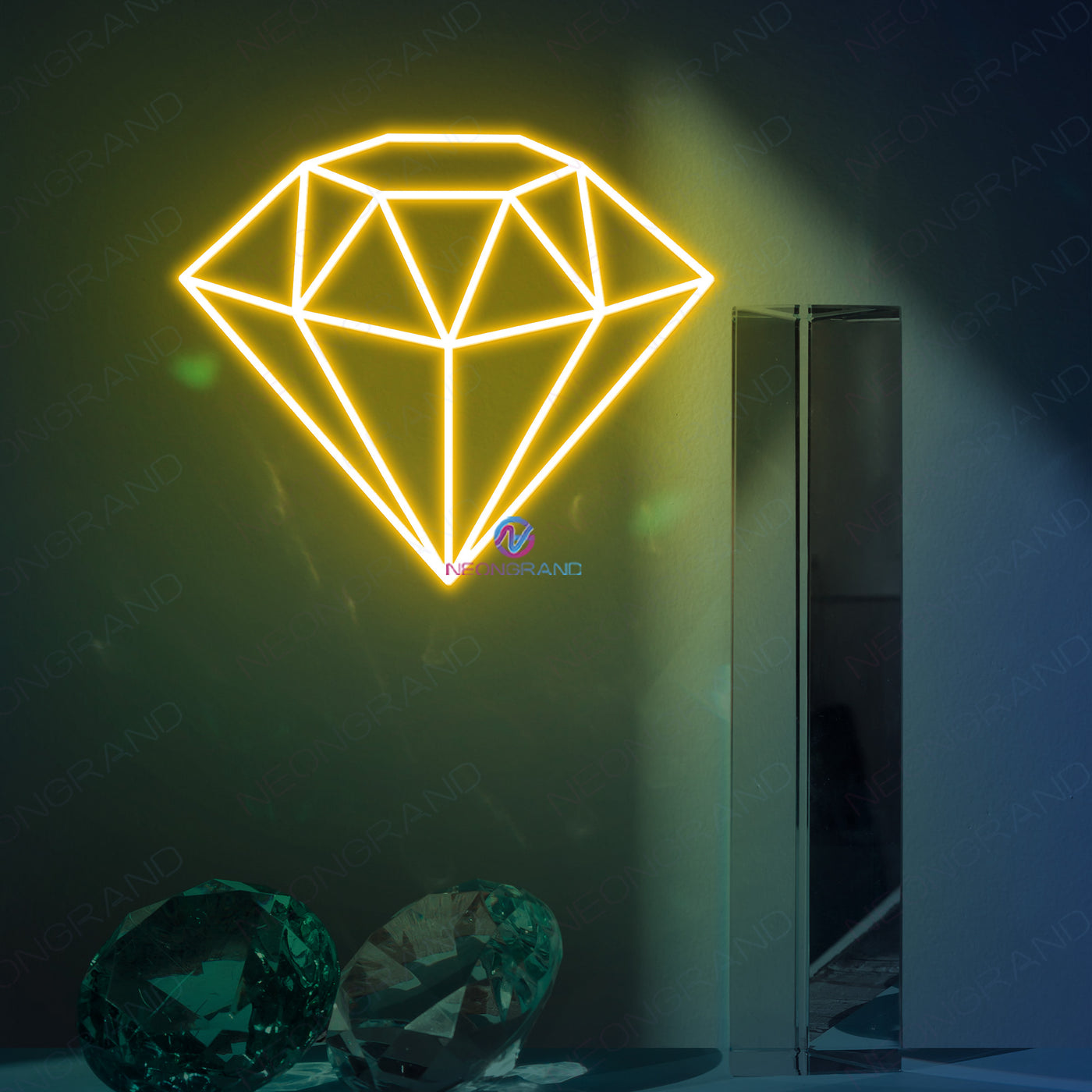 Diamond Neon Sign Aesthetic Led Light