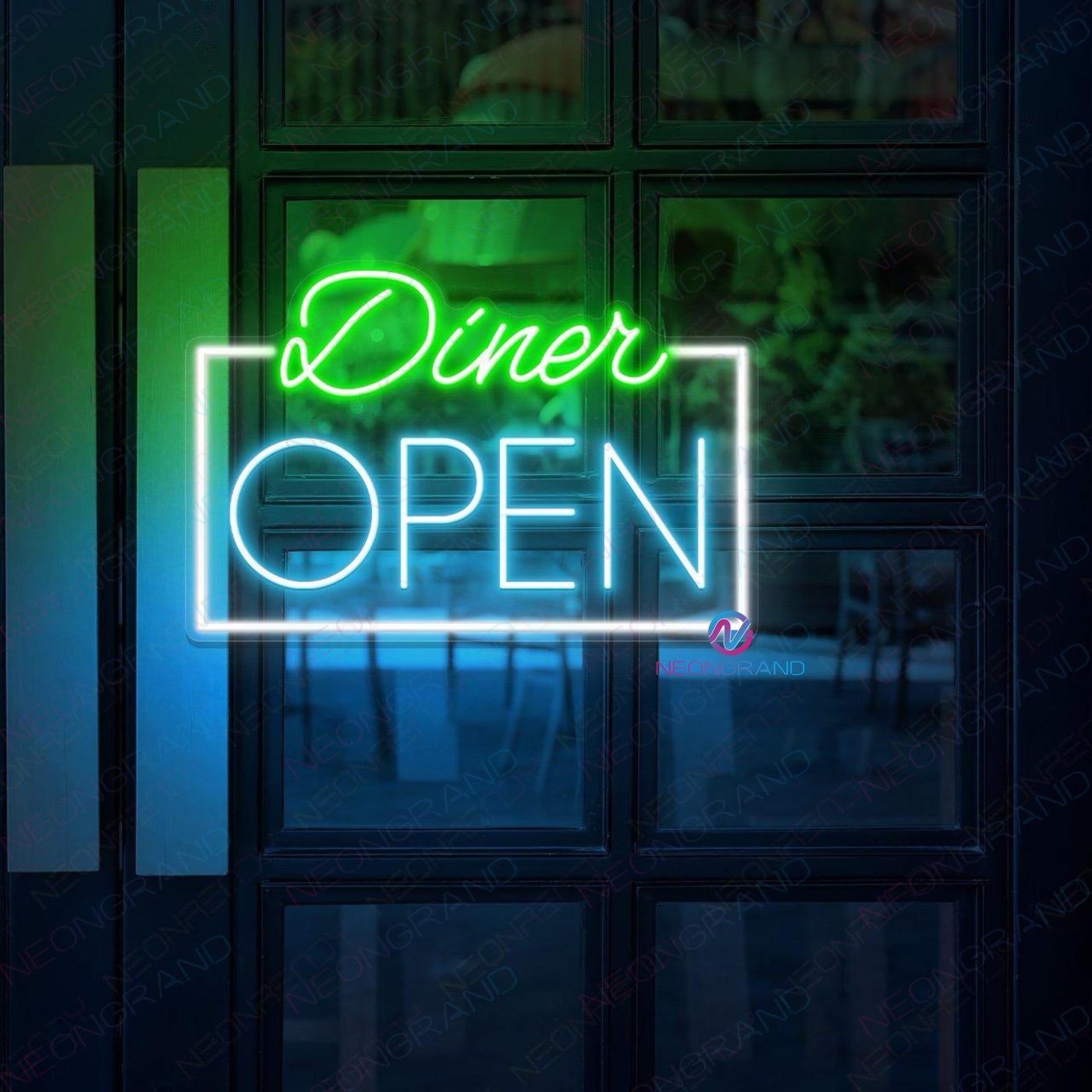 Diner Open Neon Sign Restaurant Led Light