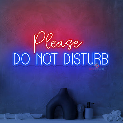 Please Do Not Disturb Neon Sign Led Word Light