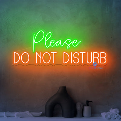 Please Do Not Disturb Neon Sign Led Word Light