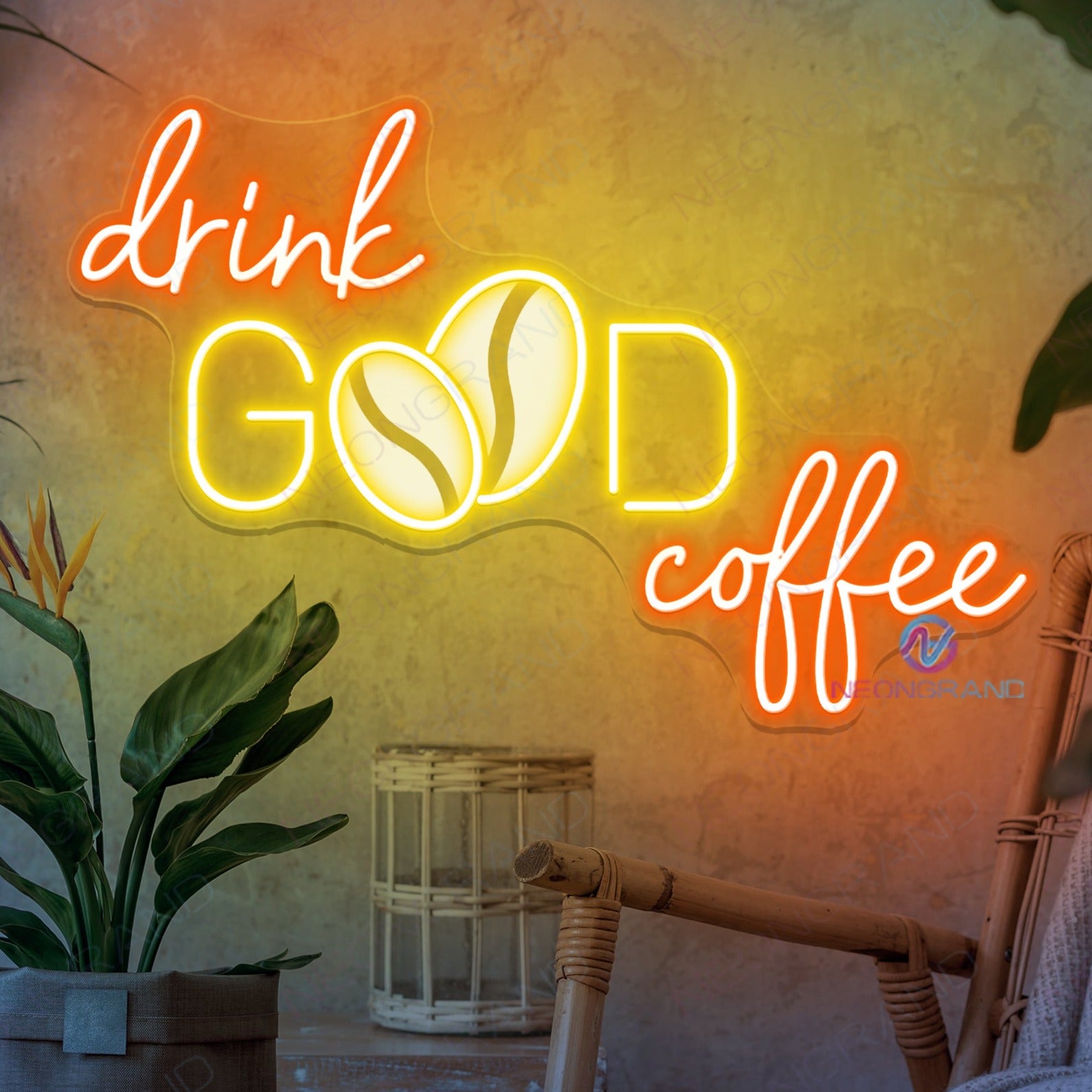 Insegna Al Neon LED 'Coffee' - Luci Da Parete O Scrivania, USB, Design Accattivante - Foto 9