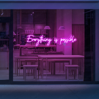 Everything Is Possible Neon Sign LED Word Light