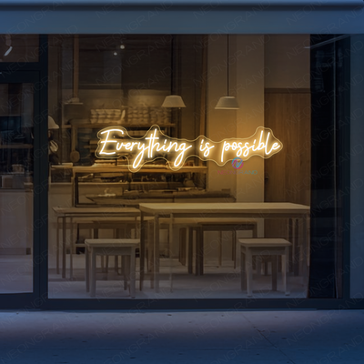 Everything Is Possible Neon Sign LED Word Light