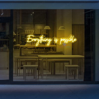 Everything Is Possible Neon Sign LED Word Light