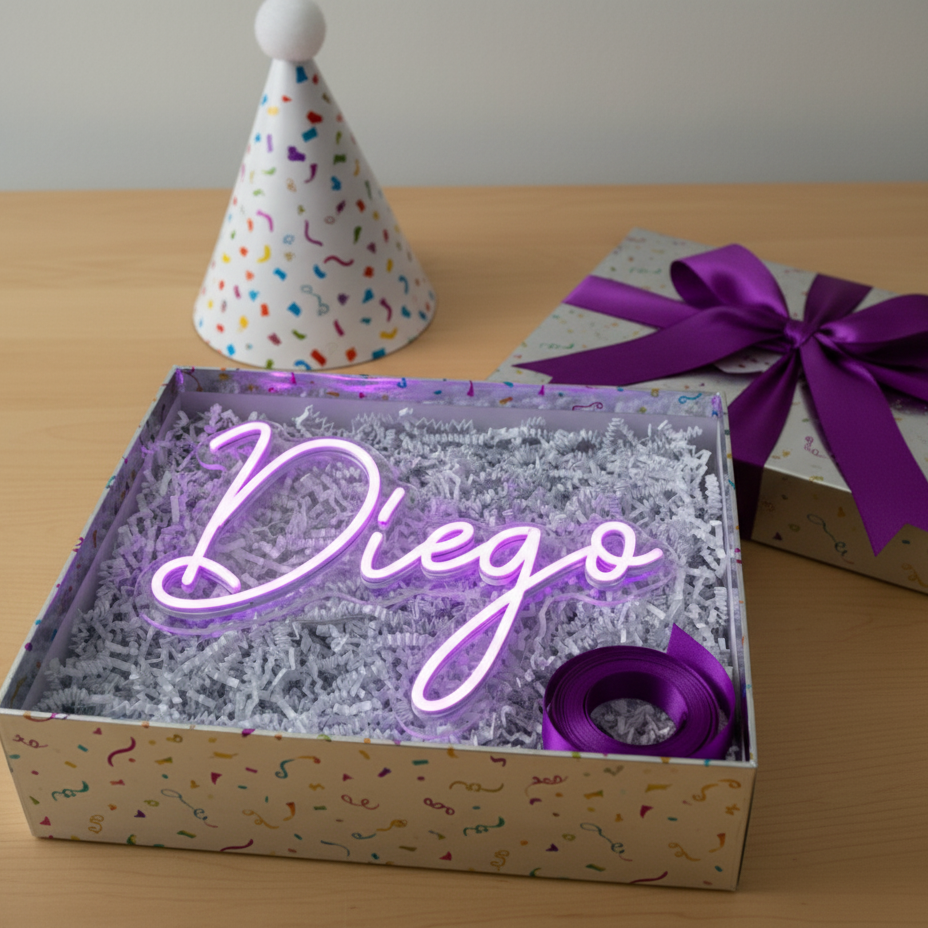 Custom Name Neon Sign For Bedroom Personalized LED Name Light Gift