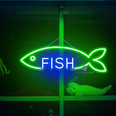 Fish Neon Sign Business Led Light For Sale