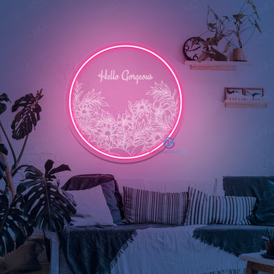 Flower Neon Sign Custom Quote Led Light