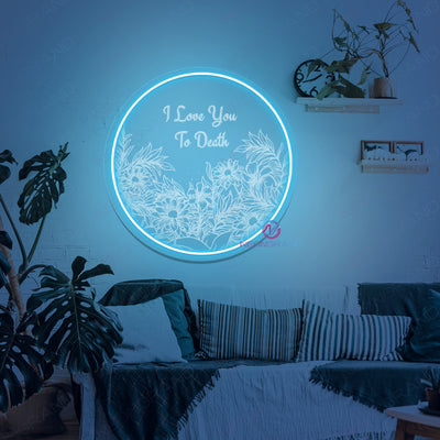 Flower Neon Sign Custom Quote Led Light