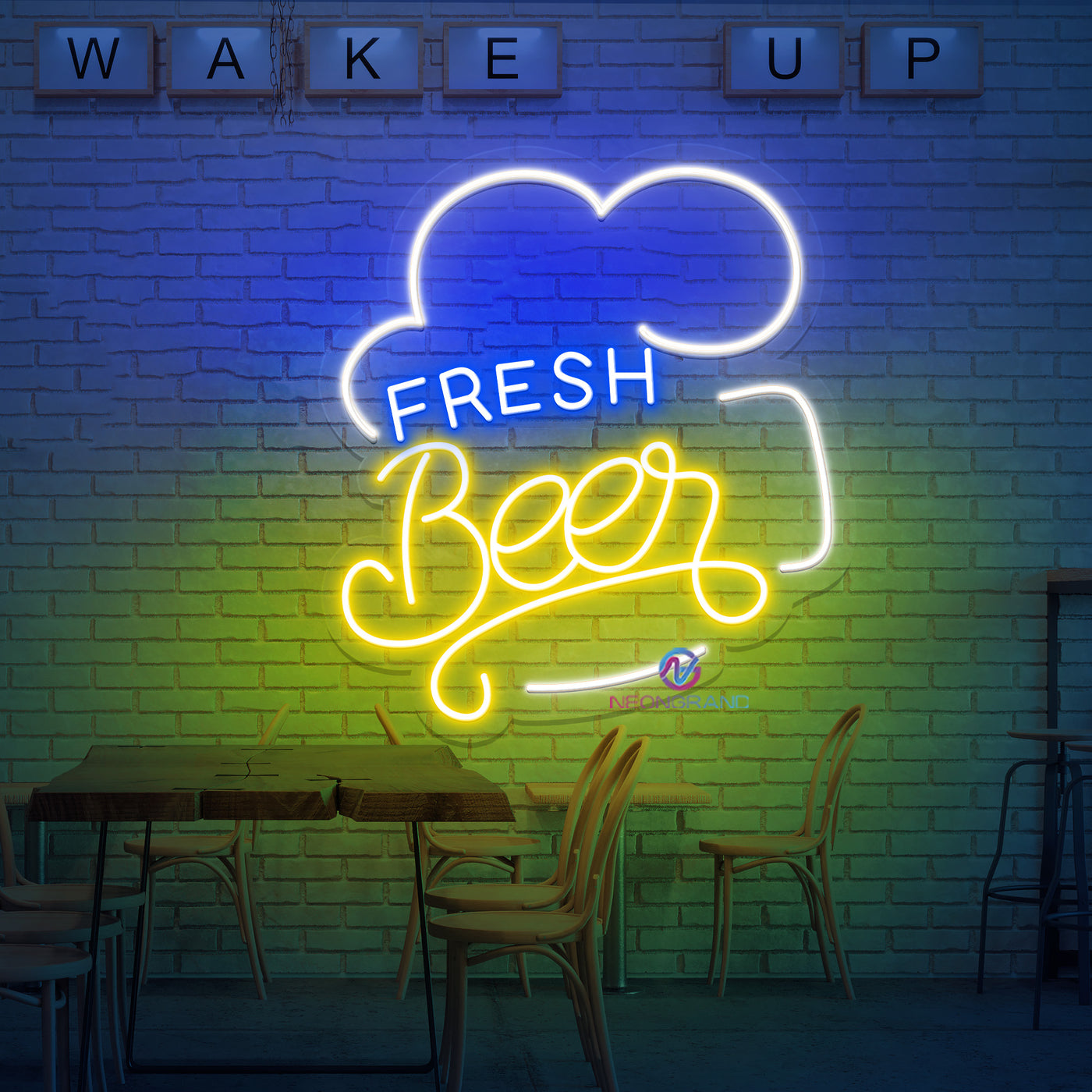 Fresh Beer Neon Sign Led Light Beer Neon Sign